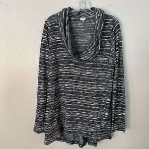 Splendid Striped Marled Sweater